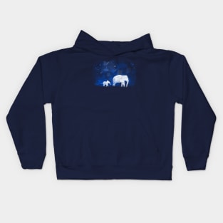 Night time walk Kids Hoodie